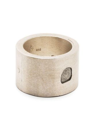 Parts Of Four Sistema Diamond Slab ring - Silver