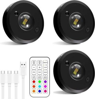 OEM Guirnalda De Luces Recargables - Guirnalda De Luces Led Con Control Remoto, Brillo Ajustable, 12 Colores Y 2 Modos Din&aacute;micos, Bater&iacute;a De 1000 Mah, Tem