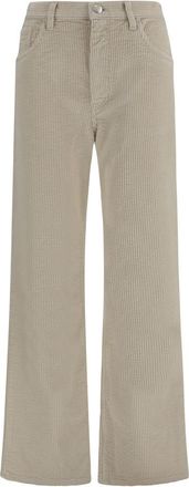 Marni Beige Flared Flat Front Pants