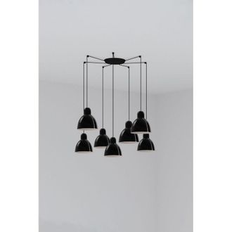 Faro Barcelona Venice 200 7l Colgante Negra