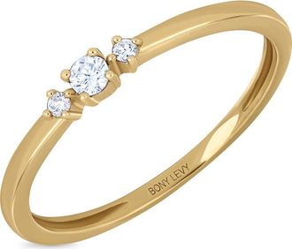 Bony Levy Liora 18K Yellow Gold Diamond Stackable Ring at Nordstrom Rack, Size 7