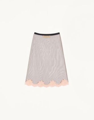 Valentino Tulle Skirt Woman GREY XS