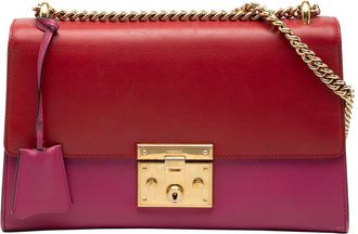 Gucci Pre-owned Gucci Medium Bicolor Leather Padlock Shoulder Bag Ladies E7N1OUGET0J9YUXM