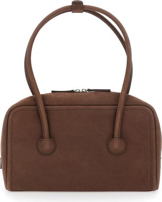Margesherwood Womens Shoulder Bag, Brown Leather Cow Bags