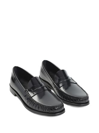 Tom Ford leather loafers - men - Calf Leather/Calf Leather/Calf Leather - 43.5 - Black