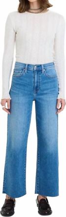 Daze Pleaser High Rise Wide Ankle Jean In Wavy