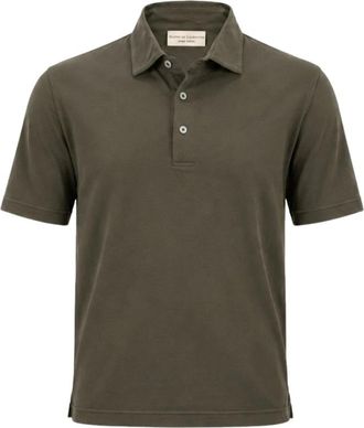 FILIPPO DE LAURENTIIS Polo Shirts - Heren - Polos - Groen - M - Katoen - Tops
