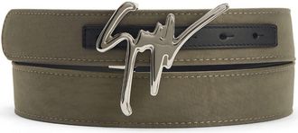 Giuseppe Zanotti Giuseppe logo-lettering belt - men - Polyamide/Polyurethane - OS - Brown