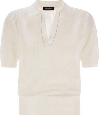 Fabiana Filippi T-shirt con scollo a V - Toni neutri