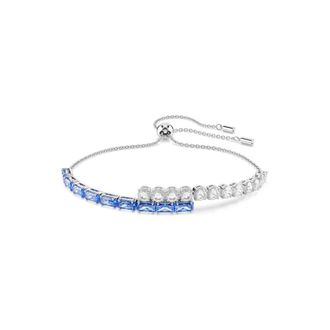 Swarovski Kristal Matrix Armband in Blauw - Dames - Armbanden - Grijs - ONE Size - Accessoires