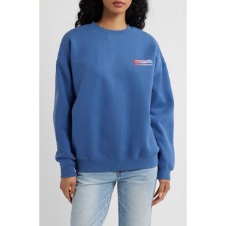 Rip Curl Surf Puff Logo Sweatshirt in Navy at Nordstrom, Size Xx-Small