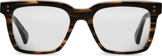 Dita Eyewear Tortoiseshell Sequoia Oversized Square Acetate Sunglasses