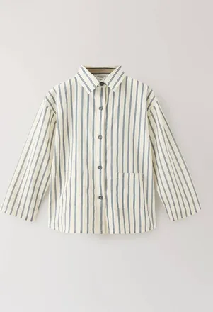Mango Camicia pigiama 100% cotone righe grigio antracite - Home - 12-18 mesi - MANGO HOME