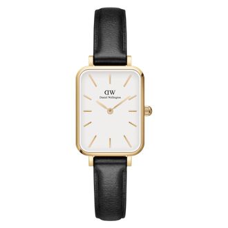 Daniel Wellington Gouden Quadro Horloge Elegant en Functioneel - Dames - Horloges - Zwart - ONE Size - Accessoires