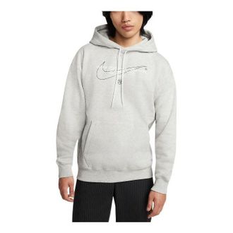 Nike SB Fleece Pullover Skate Hoodie Grey DR1029-050
