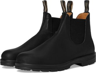 Blundstone BL558 Boots Black Leather Round Toe Ankle Chelsea ZAP905
