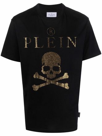 Philipp Plein crystal-embellished T-shirt - Black