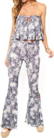 SOAH Womens Willow Tie Dye Blouse In Grey