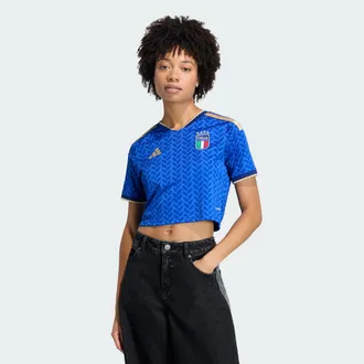 adidas Womens adidas Italy 26 Home Cropped Jersey