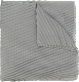 Emporio Armani Scarf Grey Stripes