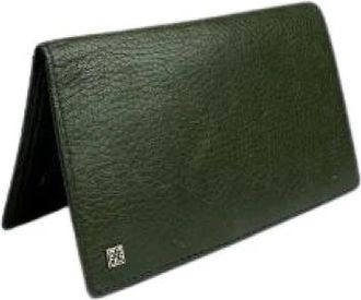 Givenchy Pre-owned Lederen Portemonnee - unisex - Vintage Accessoires - Groen - ONE Size - Leer - Vintage