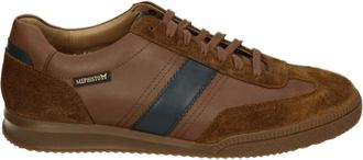 Mephisto Casual leren sneakers in cognac - Heren - Sneakers - Bruin - 41 EU - Leer - Schoenen