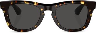 Burberry Sunglasses tortoiseshell-effect square-frame sunglasses - men - Acetate - 40 - Brown