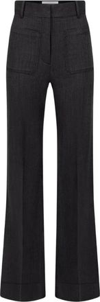 Victoria Beckham Mujer, Pantalones, Gris, Talla: 2XS