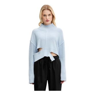 Maison Margiela Truien & Vesten, Dames, Blauw, L, Coltruien