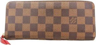Louis Vuitton Pre-owned Wallets, female, Brown, Size: ONE SIZE Pre-owned Fabric Wallet