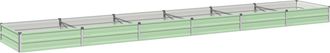 vidaXL Cama De Jard&iacute;n Elevada Verde Pastel 480 X 80 X 24 Cm Vidaxl