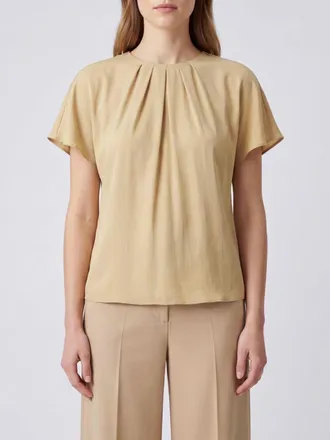 Isabel Marant ISABEL MARANT Blusa Sakine in viscosa a maniche corte con girocollo