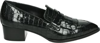 Pertini Zwarte Instappers met Rubberen Zool - Dames - Pumps - Zwart - 37 EU - Schoenen