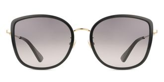 Gucci GG0606SK Asian Fit 001 Womens Sunglasses Black Size 56 - Free RX Lenses - Free RX Lenses