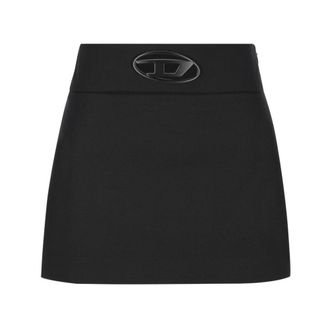 Diesel Rokken, Dames, Zwart, S, Wol, O-Dixy Skirt