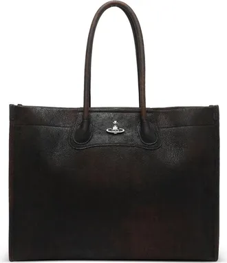Vivienne Westwood Troy Logo-plaque Tote Bag