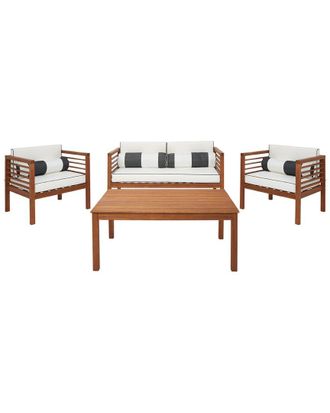 Safavieh Alda 4Pc Outdoor Living Set