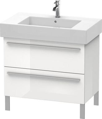 Duravit Duravit X-large Mueble De Pared 6543, 2 Extra&iacute;bles, 800mm Para Vero 032985 (sin Lijar), Color (frente/cuerpo): Decoraci&oacute;n Blanca De Alto Brillo - Xl65