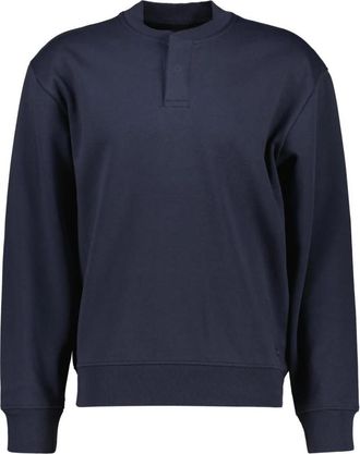 HUGO BOSS We Logotape Sweatshirt - Heren - Sweatshirts - Blauw - L - Katoen - Hoodies & sweatvesten