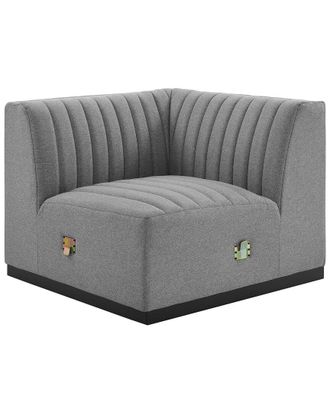 ModWay Conjure Channel Tufted Fabric Right Corner Chair