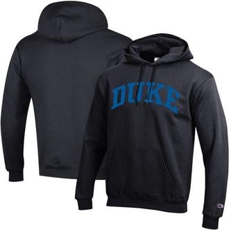 Champion Mens Champion Black Duke Blue Devils Basic Arch Fleece Pullover Hoodie at Nordstrom, Size Xx-Large