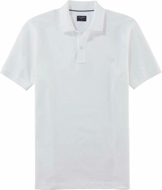 Olymp Olymp - Klassiek Poloshirt - Heren - Tops - Wit - Maat: S