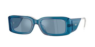Diesel DL2017U 20511U Mens Sunglasses Blue Size 53
