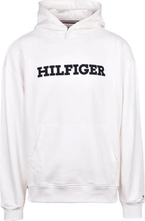 Tommy Hilfiger Hoodies & sweatvesten, Heren, Wit, S, Katoen, Hoodies