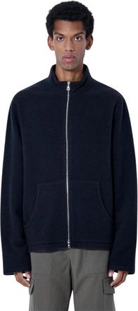 Rier Fleece Full Zip Sweatshirt - Heren - Fleece jassen - Zwart - L - Wol - Fitness
