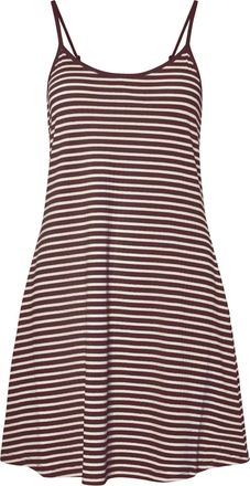 Pieces Pcsoffi SL Strap Dress Pwp JRS BC Womens, Tawny Port, L