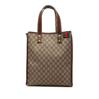 Gucci Pre-owned Gucci GG Supreme Web Tote Ladies 211135 001364
