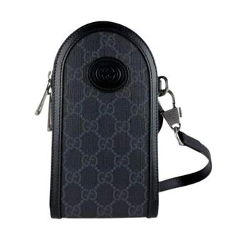 Gucci Pre-owned Vintage Canvas Pouch - unisex - Gucci Vintage - Vintage Cross Body Bags - Black - ONE SIZE - Pre-owned