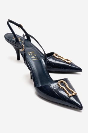 Prologue Yvella Gesp Spitse Neus Stiletto Pump
