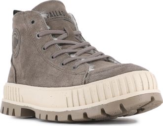 Palladium Winterboots PALLADIUM PALLASHOCK ZIP WARM, Damen, Gr. 38, rocks, Leder, Schuhe Winterboots, Winterschuhe, Winterstiefel, Sneakerboots, wasserabweisend